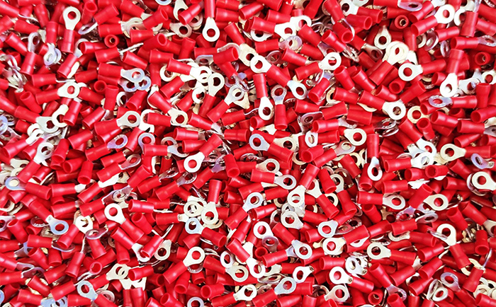 PVC預(yù)絕緣德規(guī)圓形端子